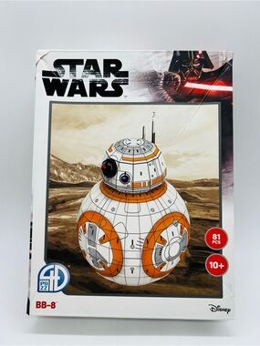 Disney Star Wars BB-8 Puzzle Toy - White, Orange & Black NIB
